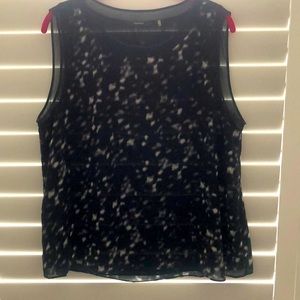 Elie Tahari silk sleeveless top Sz. XL